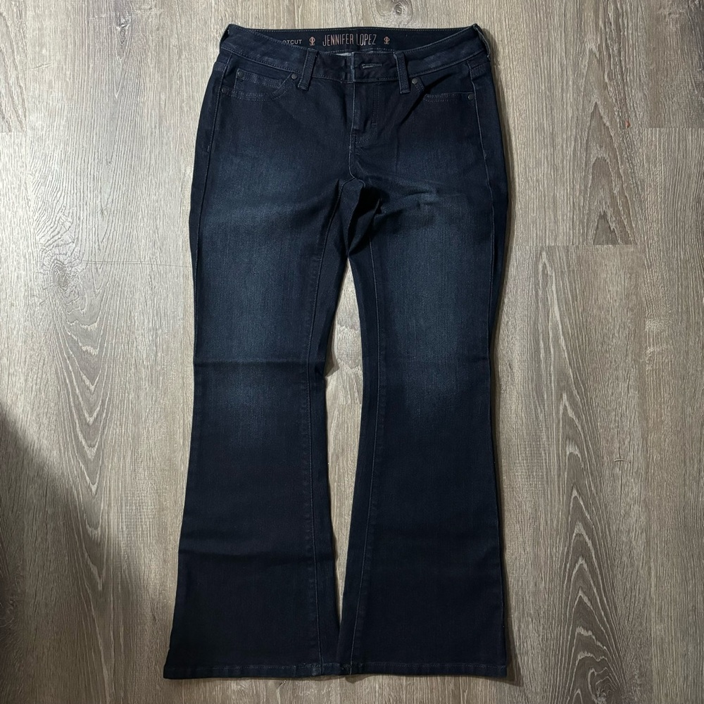 Jennifer Lopez Womens Petite Short Bootcut Jeans